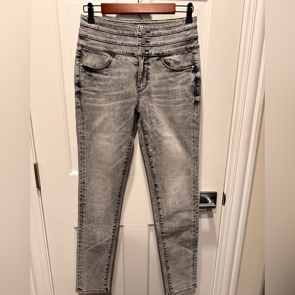 Miss Sixty Gray Skinny Cropped Jeans
